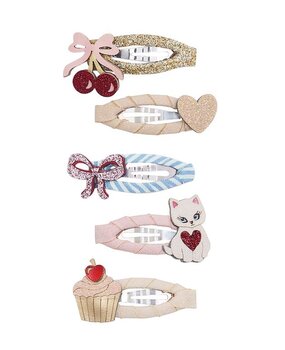 Mimi & Lula Kittybow Mini Hair Clips - Pastels
