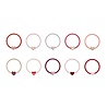 Mimi & Lula Teeny Weeny Heart Hair Ties - Red