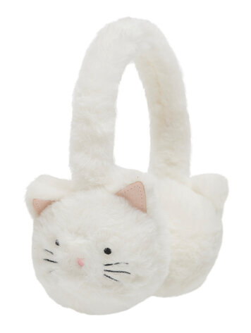 Mimi & Lula Cream Kitty Cat Earmuffs - Cream