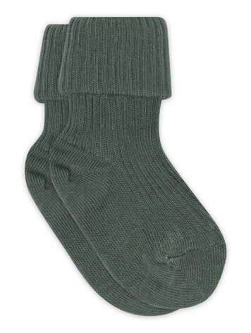 MP Denmark Cotton rib baby socks - Dark Forest 2344