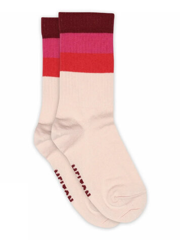 MP Denmark Wide stripes socks - Fuchsia Fedora 2219