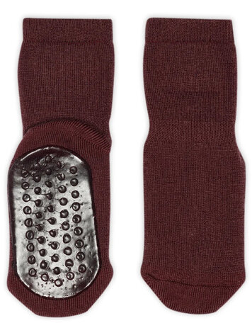 MP Denmark Wool socks - anti-slip - Grape Skin 36
