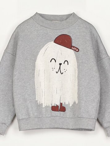 Lötiekids Sweatshirt GOOD MONSTER - Medium Grey Melange