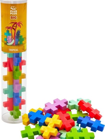 Plus Plus BIG Tube Tropical 15ST