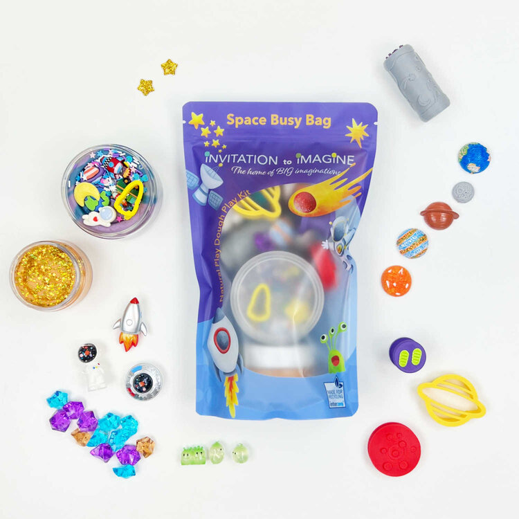Invitation to imagine Space Busy Bag