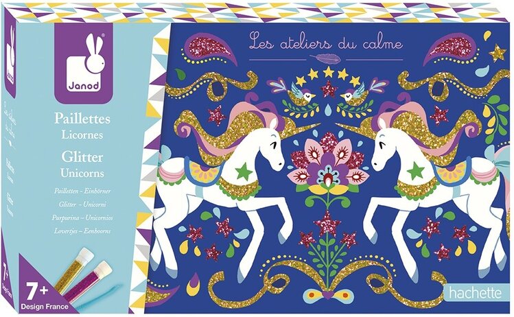 Janod Janod Atelier - Glitter Eenhoorns 7+
