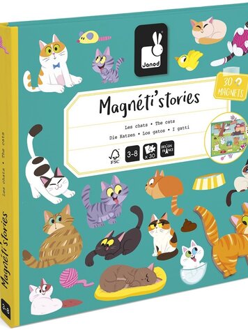 Janod Magneti Stories - Katten