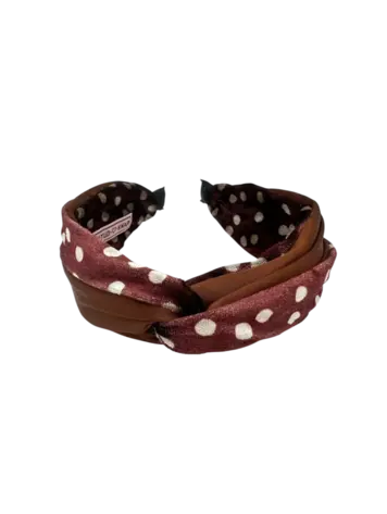 Altijd Knap Haarband polka love brown
