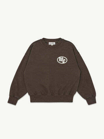 Main Story Bubble Sweatshirt Chocolate Brown Fleece