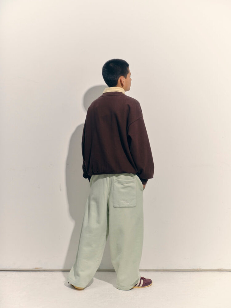 Main Story Bubble Sweatshirt Chocolate Brown Fleece