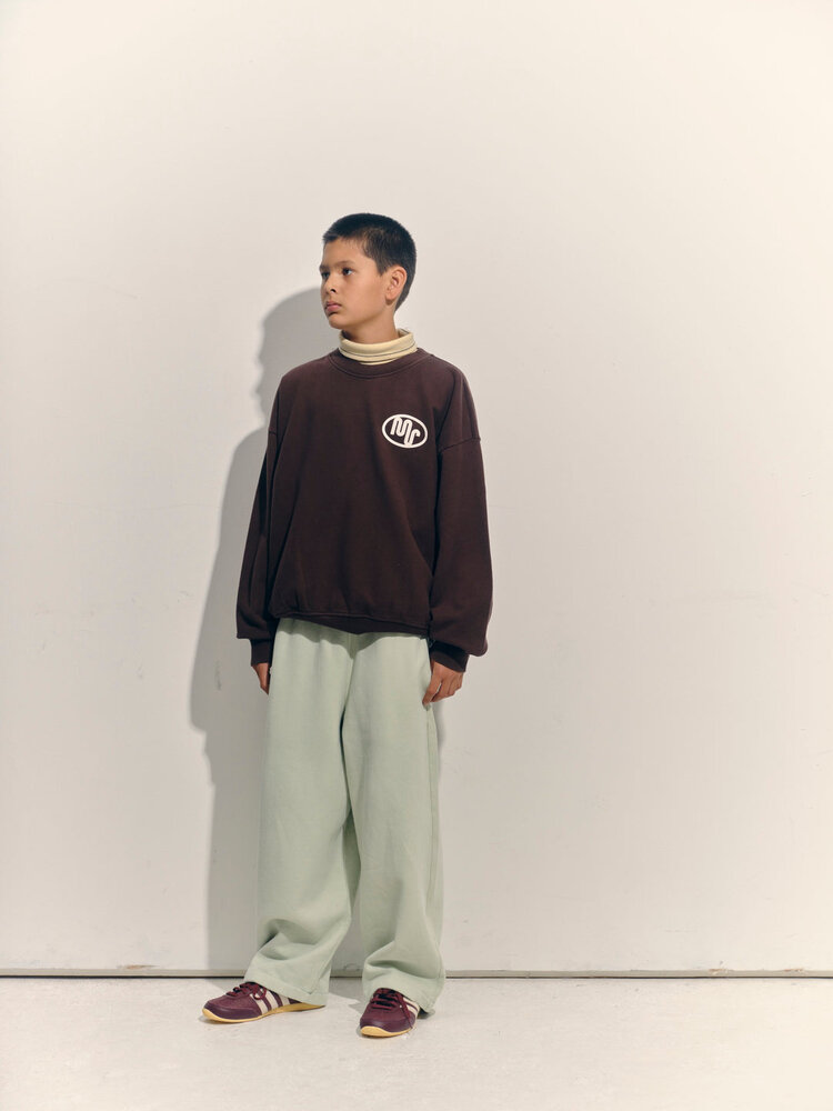 Main Story Bubble Sweatshirt Chocolate Brown Fleece