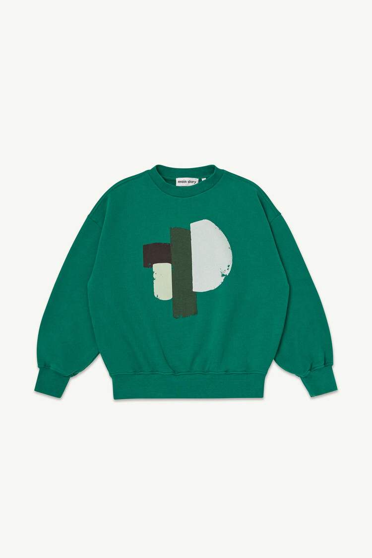 Main Story Bubble Sweatshirt Evergreen Fleece