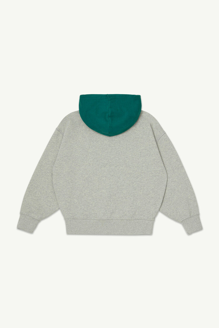 Main Story Hooded Sweatshirt Light Grey Melange Fleece
