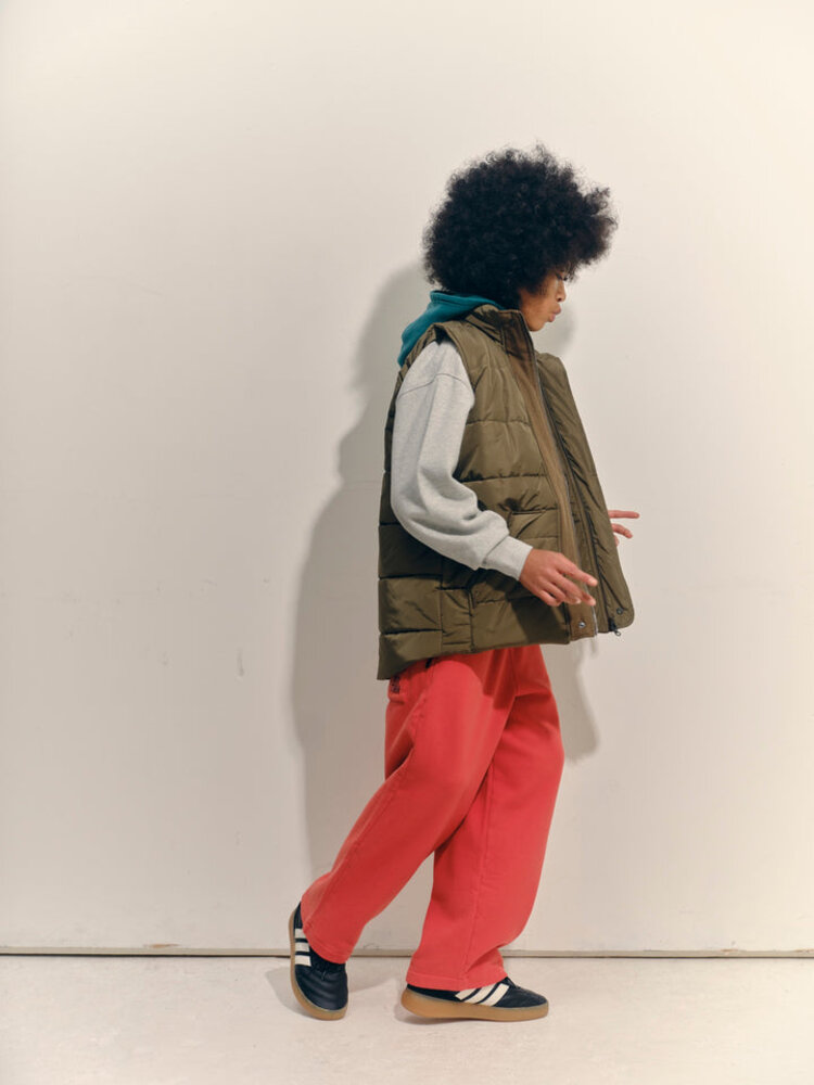 Main Story Hooded Sweatshirt Light Grey Melange Fleece