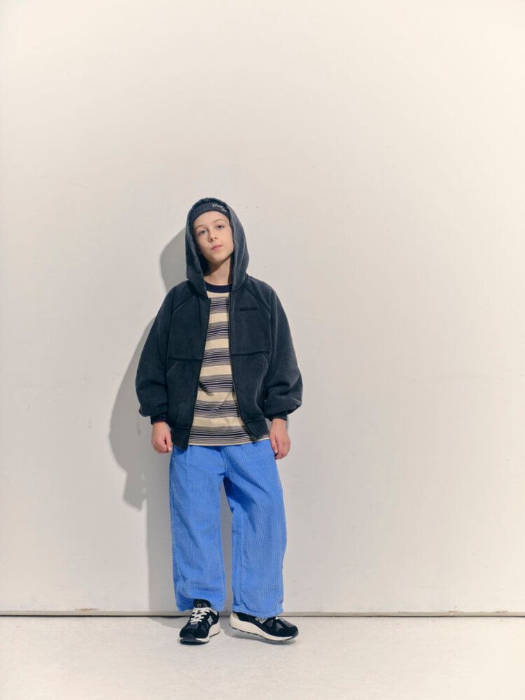 Main Story Zipped Hoodie Phantom Fleece