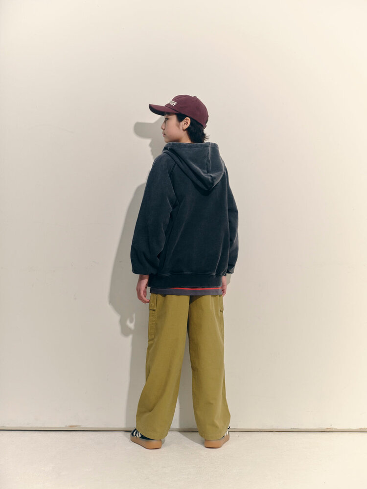 Main Story Zipped Hoodie Phantom Fleece