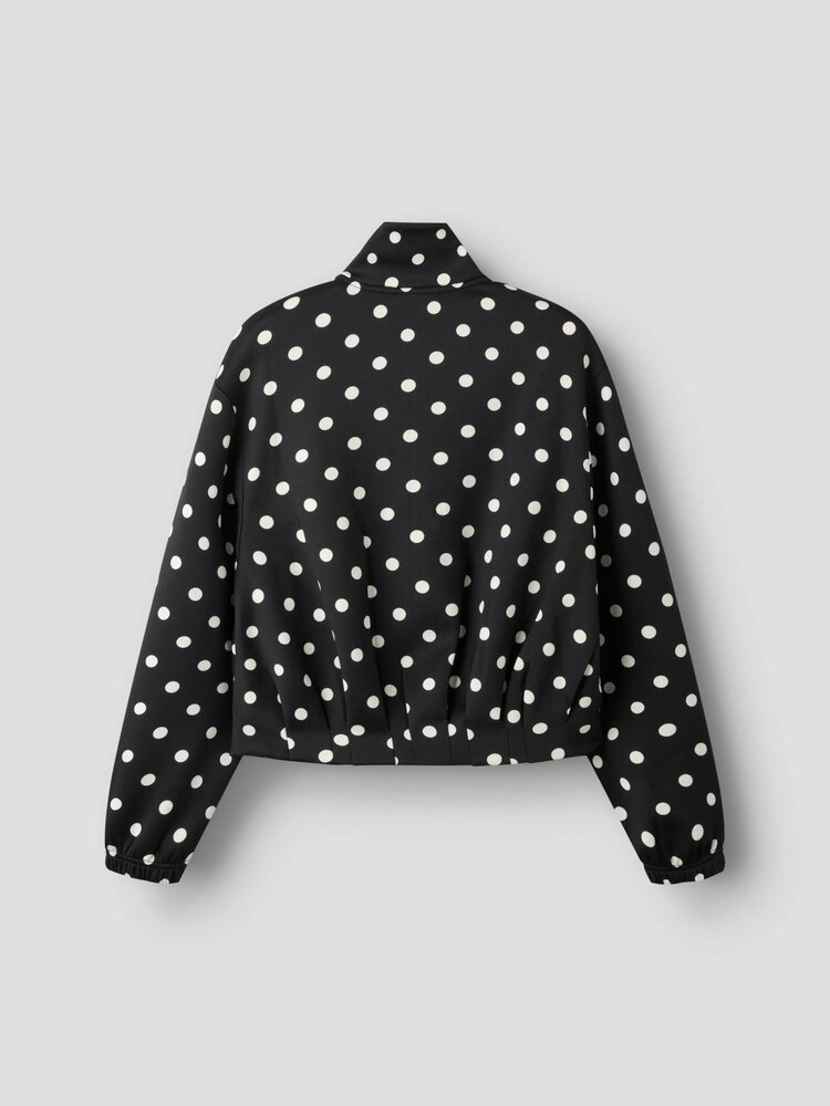Name It 13266971 NKFONEA ZIP BALLON SWE UNB Zwart