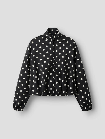 Name It 13266971 NKFONEA ZIP BALLON SWE UNB Zwart