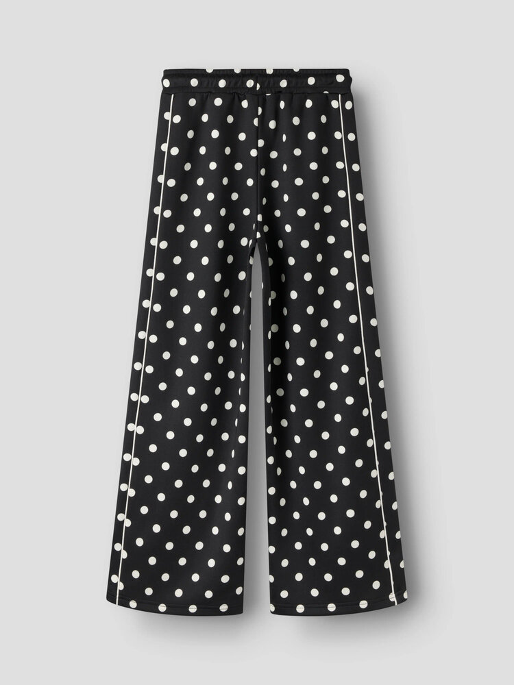 Name It 13266972 NKFONEA WIDE SWE PANT UNB Zwart