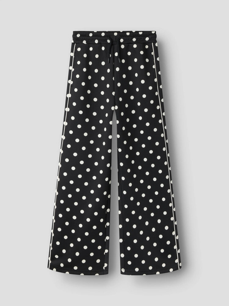 Name It 13266972 NKFONEA WIDE SWE PANT UNB Zwart