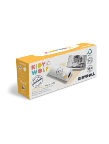 Kidywolf KIDYROLL Zelfklevende papierrollen voor KIDYPRINT