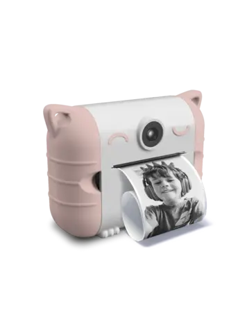 Kidywolf KIDYPRINT Kindercamera met thermische printer roze
