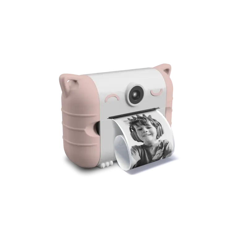 Kidywolf KIDYPRINT Kindercamera met thermische printer roze