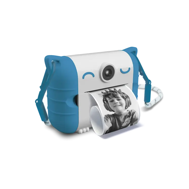 Kidywolf KIDYPRINT Kindercamera met thermische printer blauw