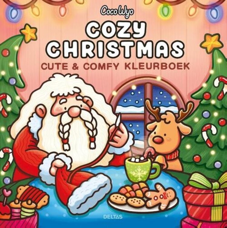 Deltas Cozy Christmas Cute & Comfy kleurboek Coco Wyo