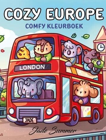 Deltas Cozy Europe - Comfy kleurboek Jade Summer