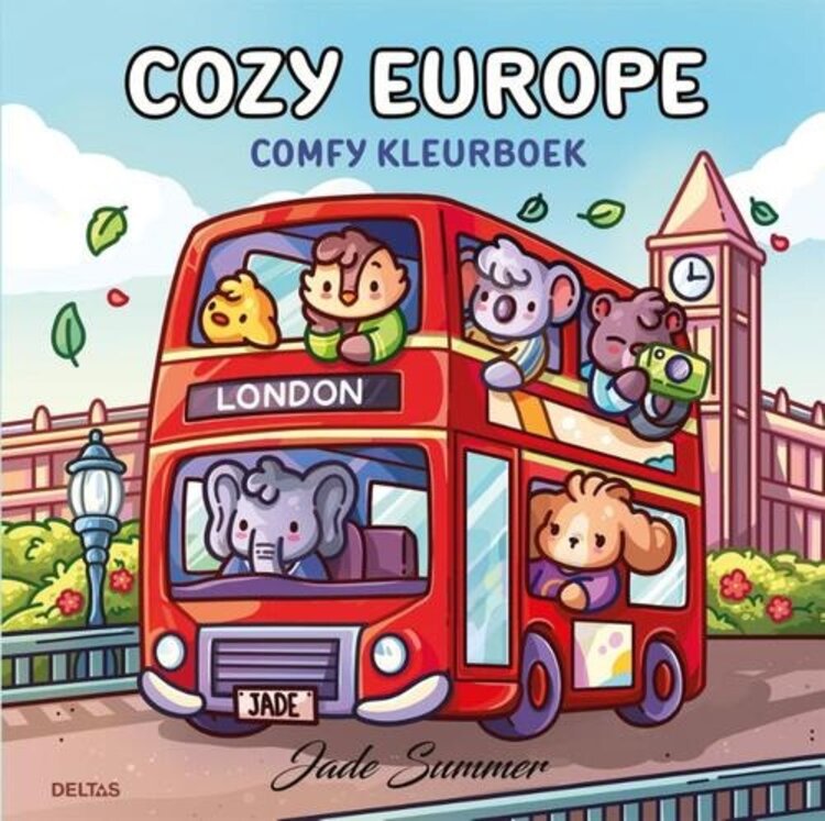 Deltas Cozy Europe - Comfy kleurboek Jade Summer