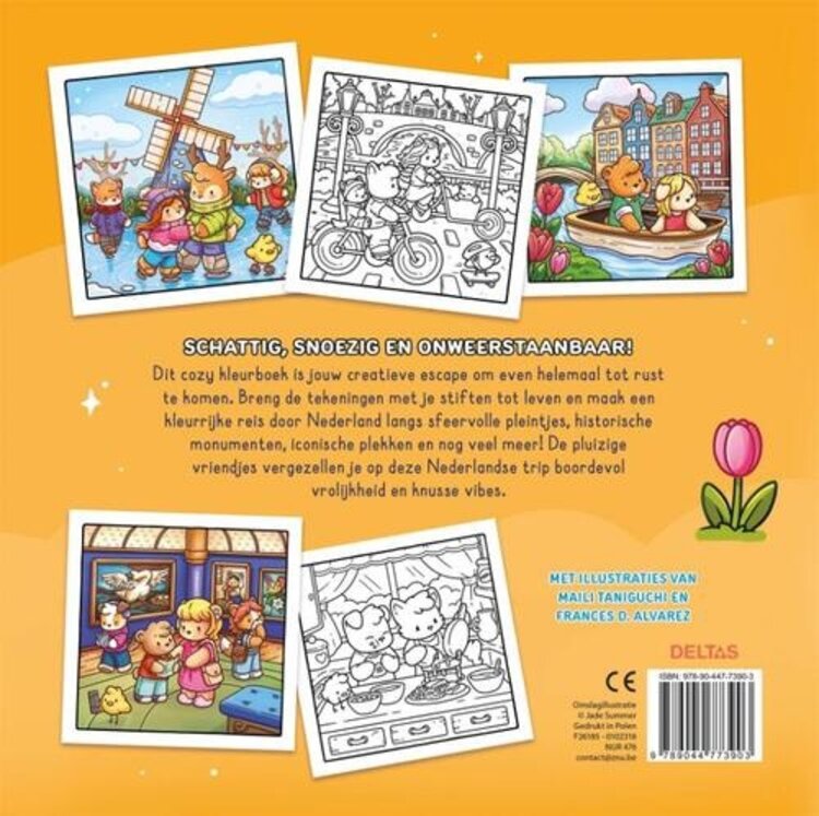 Deltas Cozy Holland Comfy kleurboek Jade Summer