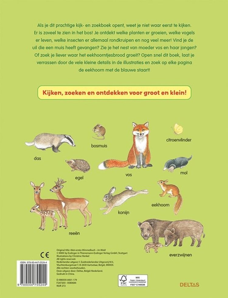 Deltas Kijk- en zoekboek - In het bos