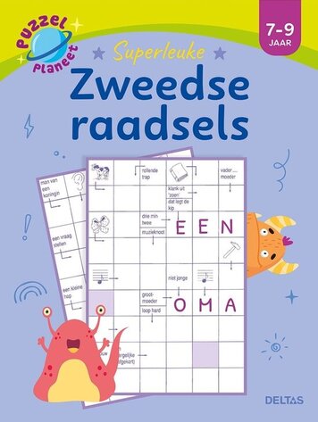 Deltas Puzzelplaneet - Superleuke Zweedse raadsels (7-9 jaar)