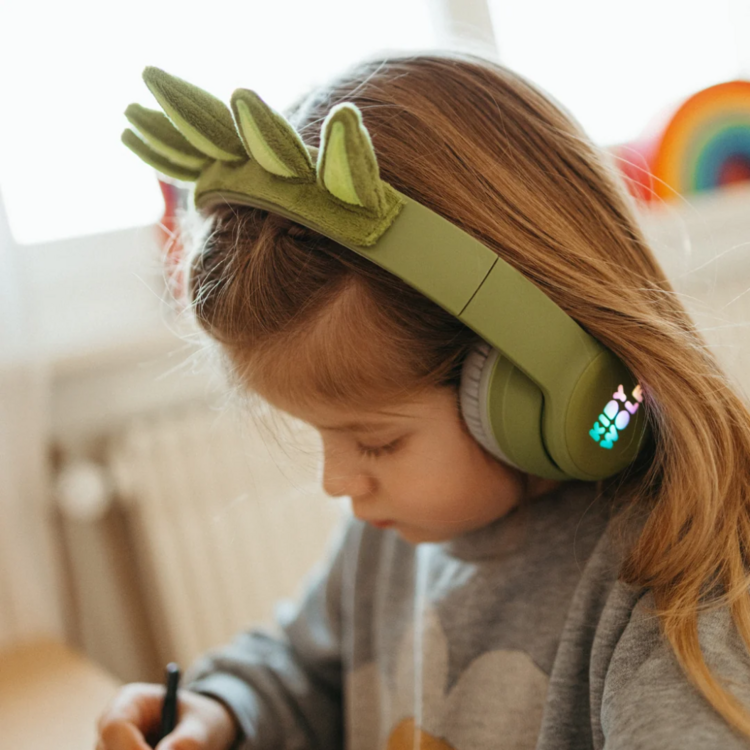Kidywolf Kidyears koptelefoon dino Bluetooth