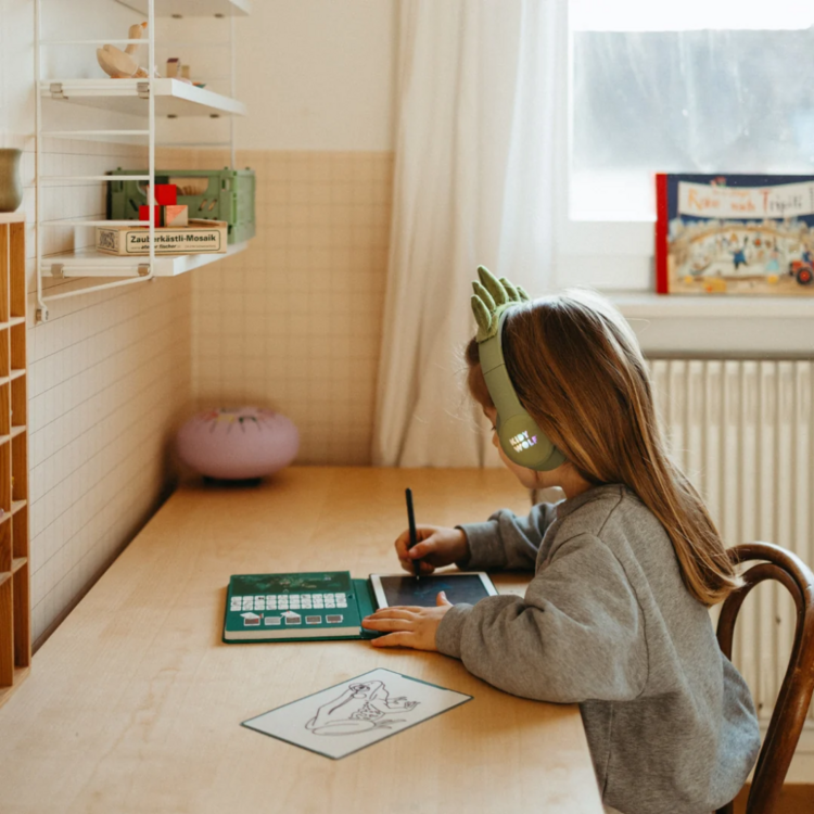 Kidywolf Kidyears koptelefoon dino Bluetooth
