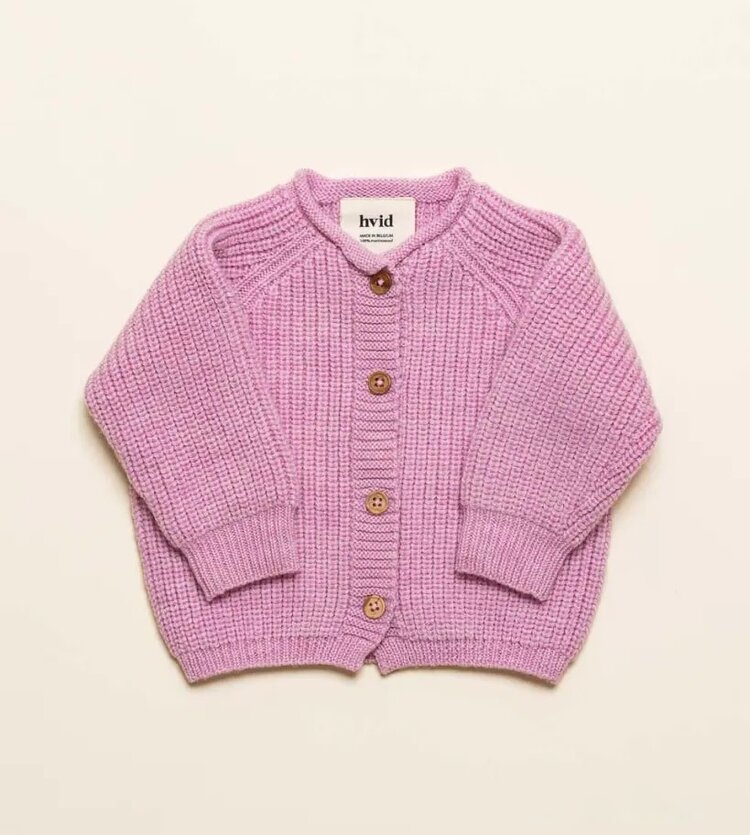 Hvid Cardigan Inga - Cotton Candy