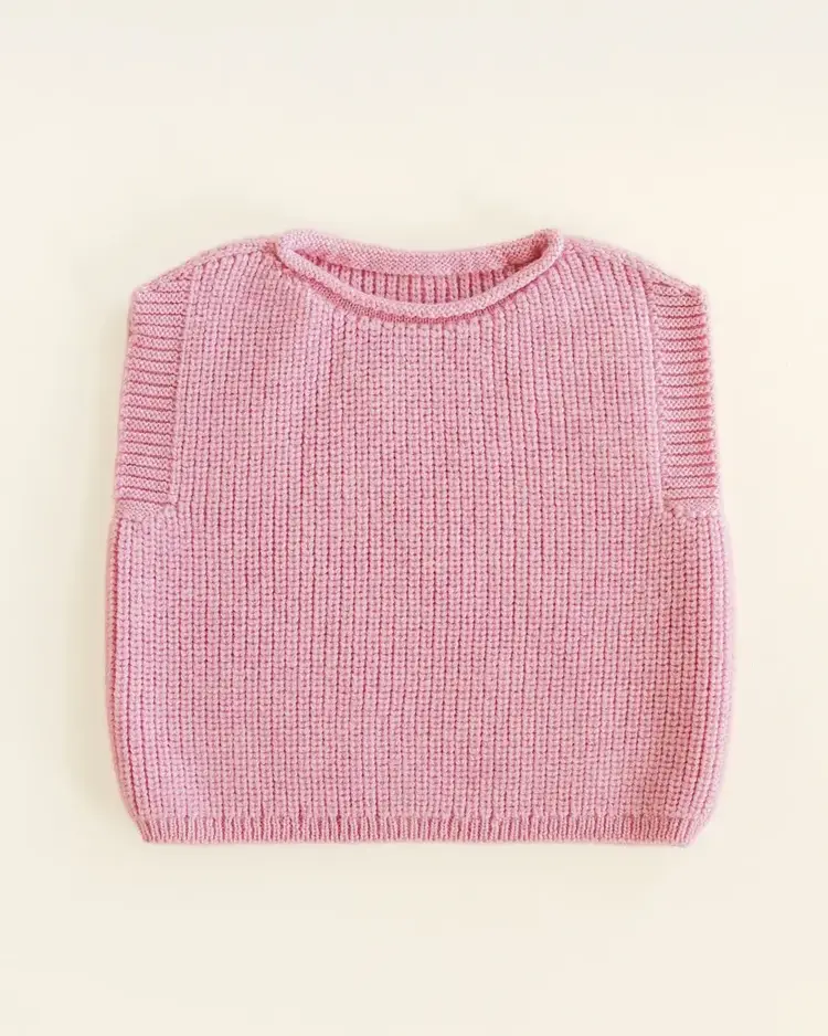 Hvid Harvey Kids vest  Cotton Candy