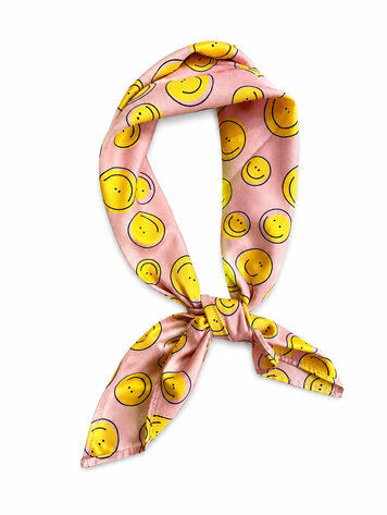Colori Ribelle Sjaaltje smiley roze