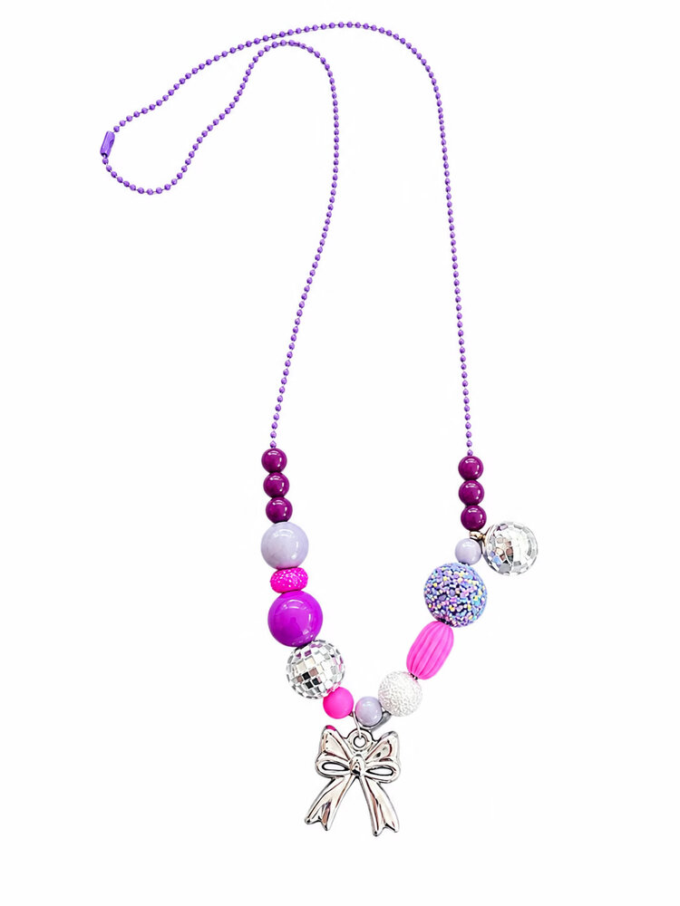Colori Ribelle Ketting zilveren strik