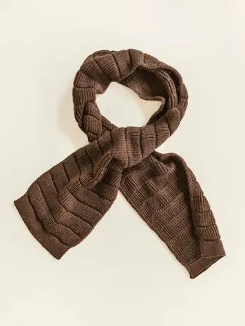 Hvid Scarf Jacobino - Mocha