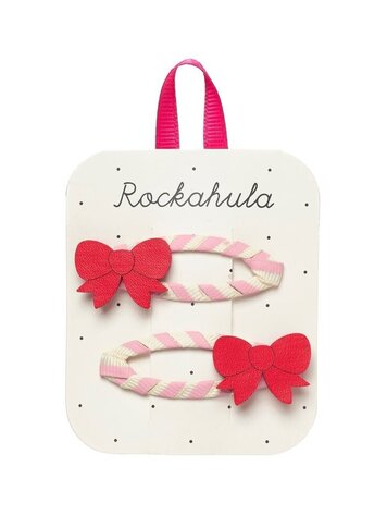 Rockahula Cutesy Bow Stripy Clips