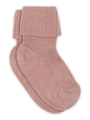MP Denmark 10 533 188 Cotton rib baby socks Woodrose