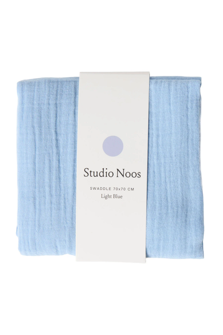 Studio Noos Swaddle medium light blue