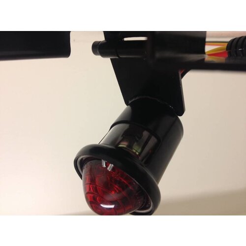 Emgo Universal Black Cafe Racer style Atomic Tail Light