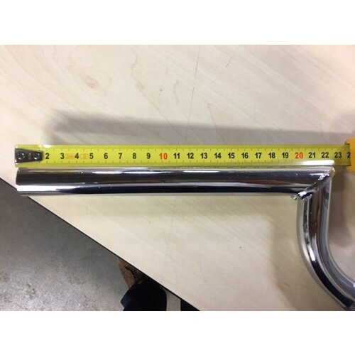 Petit guidon chromé en M 22 mm (7/8")