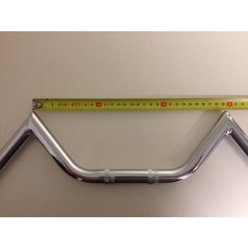Guidon standard chromé en M 22 mm (7/8")