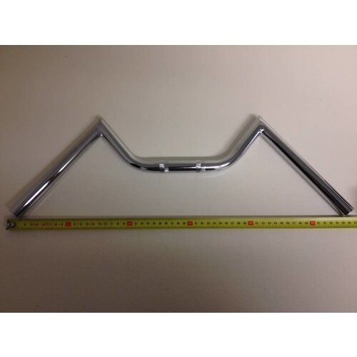 Guidon standard chromé en M 22 mm (7/8")