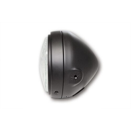 Phare avant 5,75" noir Café Racer