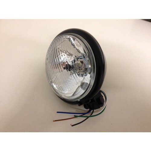 5,75 inch Bates Koplamp Black Onder Montage